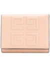 GIVENCHY GIVENCHY EMBOSSED LOGO WALLET - PINK