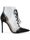GIANVITO ROSSI PLASTIC EMBELLISHED BOOTS
