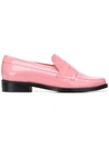 LEANDRA MEDINE CONTRAST SOLE LOAFERS
