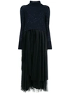 FABIANA FILIPPI contrast material jumper dress