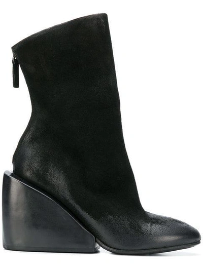 Marsèll Block Heel Boots In Black