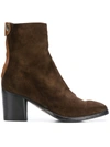 ALBERTO FASCIANI BLOCK HEEL ANKLE BOOTS