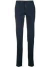 Incotex Slim-fit Chino Trousers In Blue