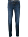 CLOSED CLOSED LOW SKINNY JEANS - BLUE