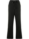 ZADIG & VOLTAIRE ZADIG&VOLTAIRE SIDE STRIPED TROUSERS - BLACK
