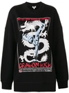 KENZO DRAGON PRINTED KNITTED TOP