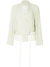 SONG FOR THE MUTE SONG FOR THE MUTE LOOSE ASYMMETRIC JACKET - NEUTRALS