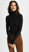 Commando Ballet Stretch-jersey Turtleneck Thong Bodysuit In Black