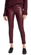 THEORY 5 POCKET LEATHER trousers