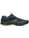 ARC'TERYX BLUE AND YELLOW NORVAN VT GTX SNEAKERS