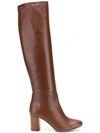 PAOLA D'ARCANO PAOLA D'ARCANO KNEE LENGTH BOOTS - BROWN