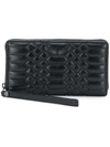 Zadig & Voltaire Compagnon Matelassé Wallet In Black