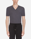 Dolce & Gabbana T-shirt In Cotton In Grey