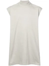 RICK OWENS RICK OWENS LONG LENGTH TANK TOP - GREY