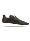 RICK OWENS RICK OWENS LACE-UP SNEAKERS - BROWN