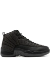 Jordan Air  12 Retro Wool Sneakers In Black