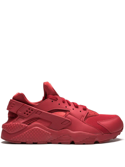 Nike Air Huarache Sneakers In Red