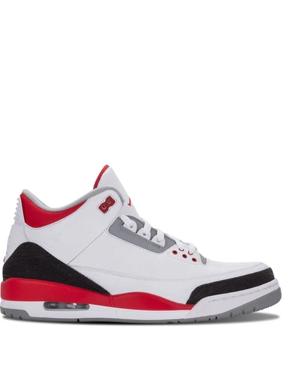 JORDAN AIR JORDAN 3 RETRO "FIRE RED" SNEAKERS