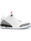 Jordan Men's Air  3 Retro Shoes In Summit White/fire Red/black