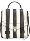 PROENZA SCHOULER PROENZA SCHOULER PATCHWORK STRIPE PS1+ BACKPACK - BLACK