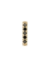 OTIUMBERG 9KT GOLD BLACK DIAMOND BAR STUD