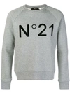 N°21 LOGO PRINT SWEATER