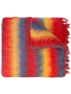 LOEWE LOEWE OVERSIZED RAINBOW SCARF - MULTICOLOUR