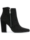 BALMAIN STUDDED ANKLE BOOTS