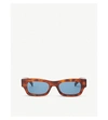 MARNI ME627S rectangular-frame tortoiseshell acetate sunglasses