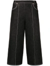 SEE BY CHLOÉ WIDE LEG CROPPED JEANS