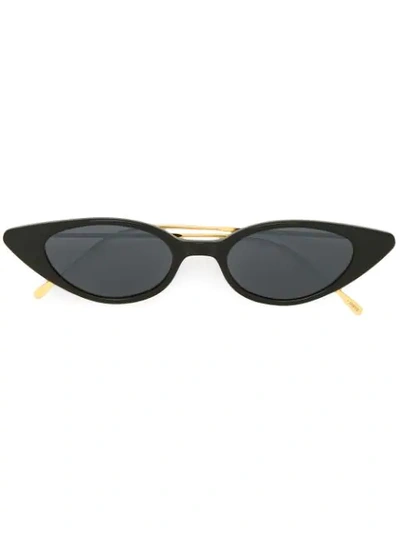 Illesteva Marianne Sunglasses In Black