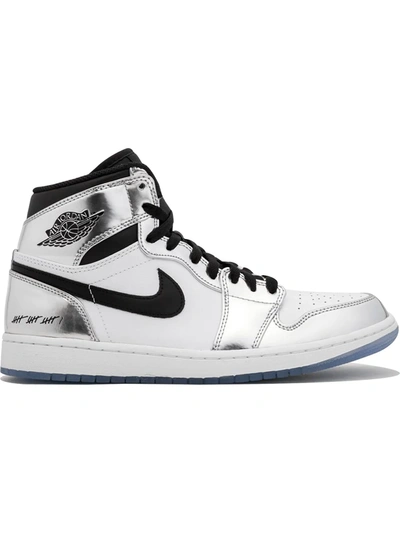Jordan Air  1 Hi Retro Sneakers In White