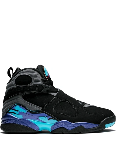 Jordan Air  8 Retro Trainers In Black