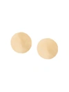 ANNIE COSTELLO BROWN ROUND EARRINGS