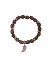 LOREE RODKIN tooth charm beaded bracelet