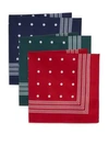 BARBOUR Set of 3 Spotted Handkerchiefs