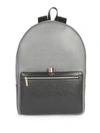 THOM BROWNE Unstructured Leather Backpack
