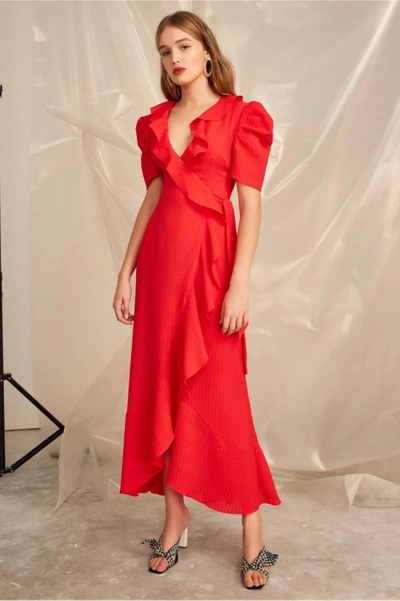 C/meo Collective Advance Gown In Cherry