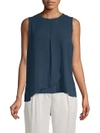 VINCE CAMUTO Textured Sleeveless Top,0400098972778