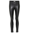 Velvet Berdine Faux Leather Leggings In Black