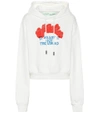 Off-white Heart Not Troubled Cotton Hoodie In White