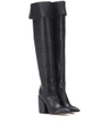 PETAR PETROV SHIRIN LEATHER OVER-THE-KNEE BOOTS,P00345215