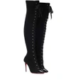 CHRISTIAN LOUBOUTIN FRENCHIE 100 OVER-THE-KNEE BOOTS,P00340883