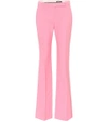 ALEXANDER MCQUEEN WOOL AND SILK-BLEND trousers,P00341670