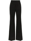 GIVENCHY HIGH WAISTED WIDE LEG WOOL TROUSERS