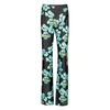 NISSA Straight Trousers with Floral Print
