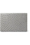 THE CASE FACTORY OSTRICH-EFFECT LEATHER 12" MACBOOK COVER