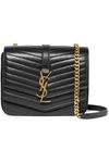 SAINT LAURENT SULPICE SMALL QUILTED LEATHER SHOULDER BAG