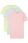 PRADA Set of three cotton-jersey T-shirts