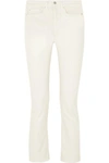 BROCK COLLECTION WRIGHT CROPPED HIGH-RISE STRAIGHT-LEG JEANS